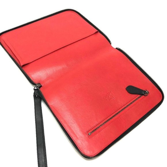 CHRISTIAN LOUBOUTIN Spike Studs Leather Zip Around iPad Case - Picture 15 of 16